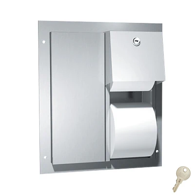 Toilet Paper Dispenser Dual Access SS