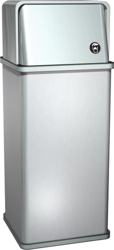 Waste Bin W/Hood SS 13G