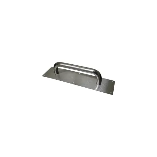 Pull Handle W/Plate 4"x16"x8" x1" SS