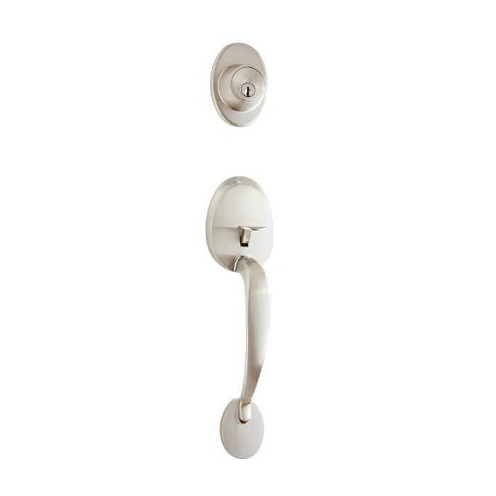 [10915SN] Entry Handleset W/Single Cylinder Deadbolt Lock SN