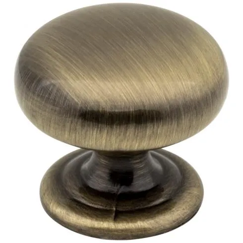 Pull Knob 1 1/4" Ant Brass