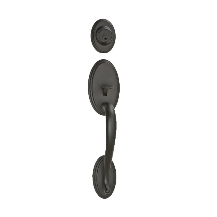 Entry Handleset W/Single Cylinder Deadbolt Lock DB