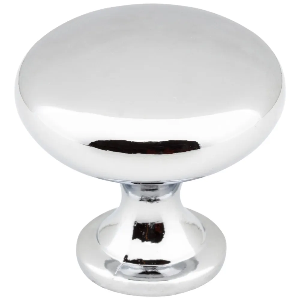 Pull Knob Polish Chrome