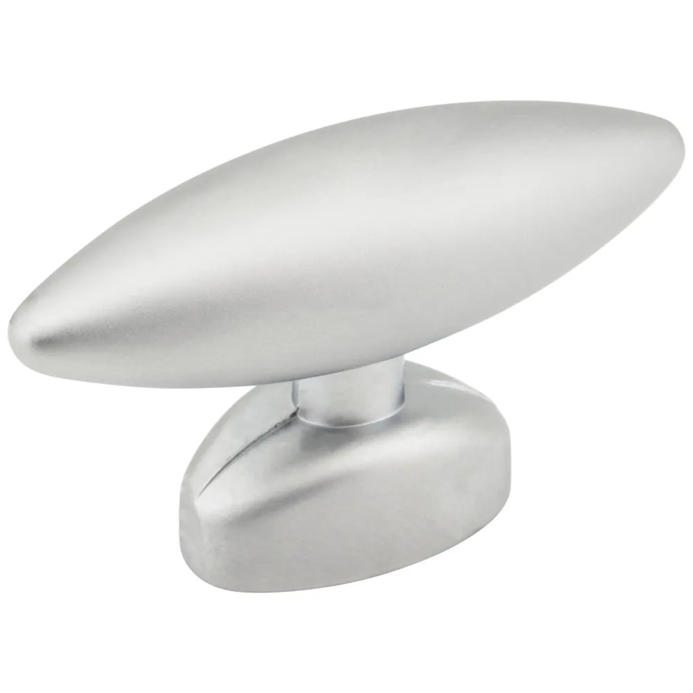 Pull Knob - Matte Silver