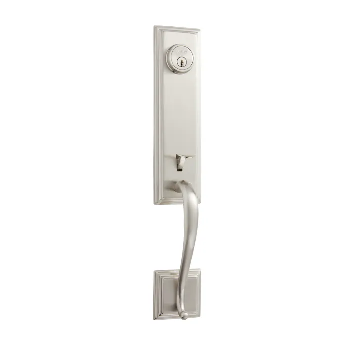 Entry Handleset W/Single Cylinder Deadbolt Lock SN