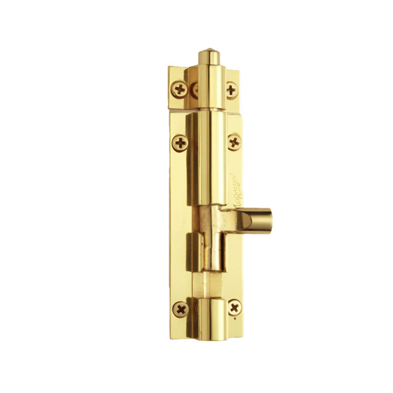 Tower Bolt Brass 1/4 x 4" Pb
