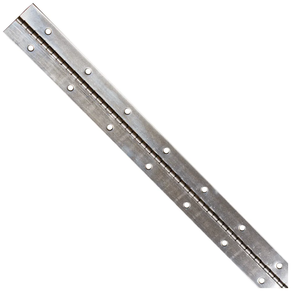 Hinge Piano 6' x 1 1/2" Chrome