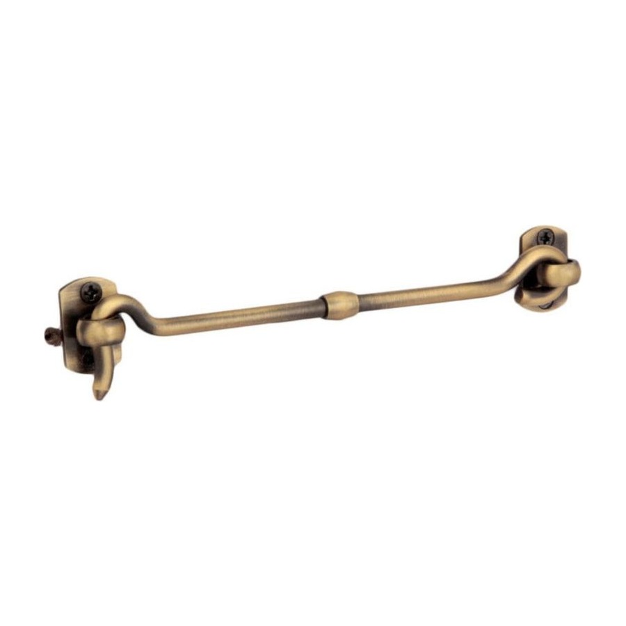 Cabin Hook Brass 4" Lt S/chr.