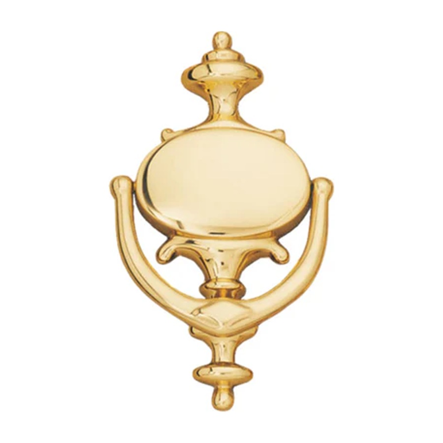 Door Knocker Geo Polish Brass