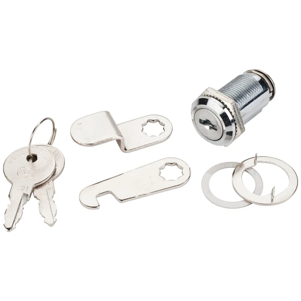 Cam Lock 3/4"Bore 1 1/8"L Chrome KA