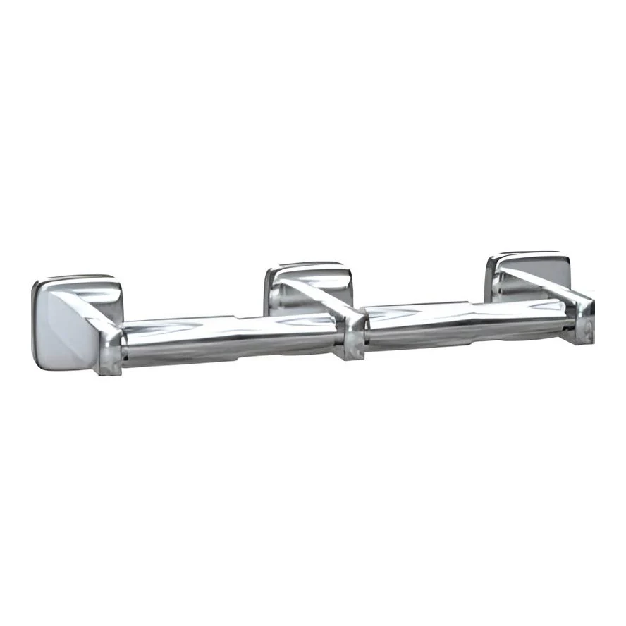 [73052B] Toilet Paper Holder Double Br SS