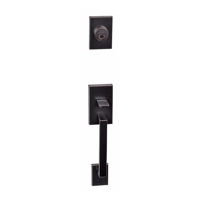 Entry Handleset W/Single Cylinder Deadbolt Lock DB