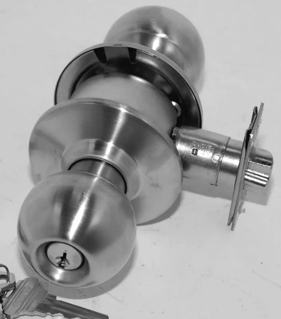 Classroom Knob Lock G3 Adj Backset SS