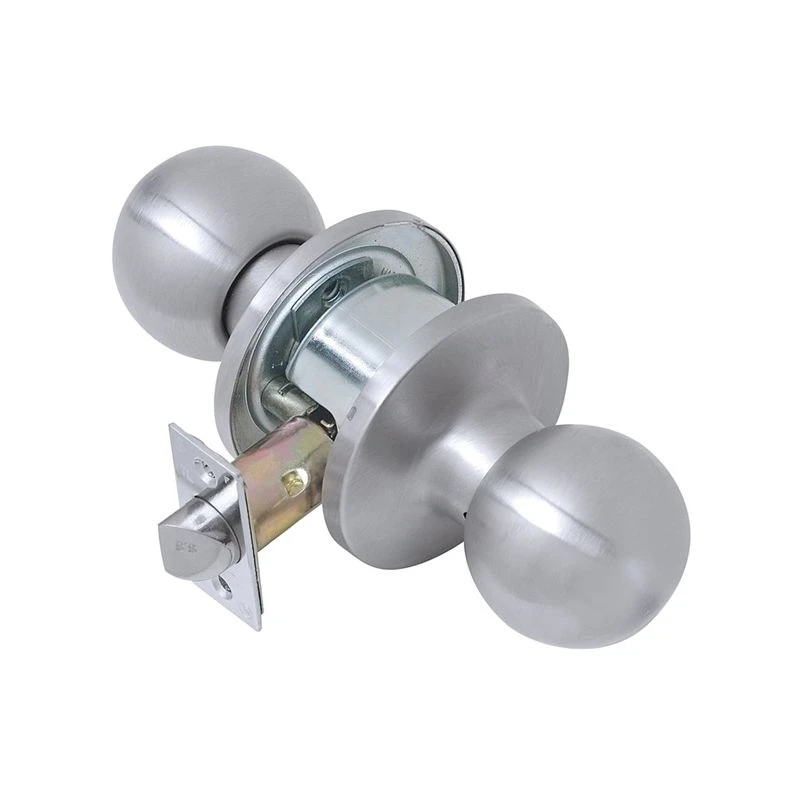Passage Knob Lock Adj Backset SS