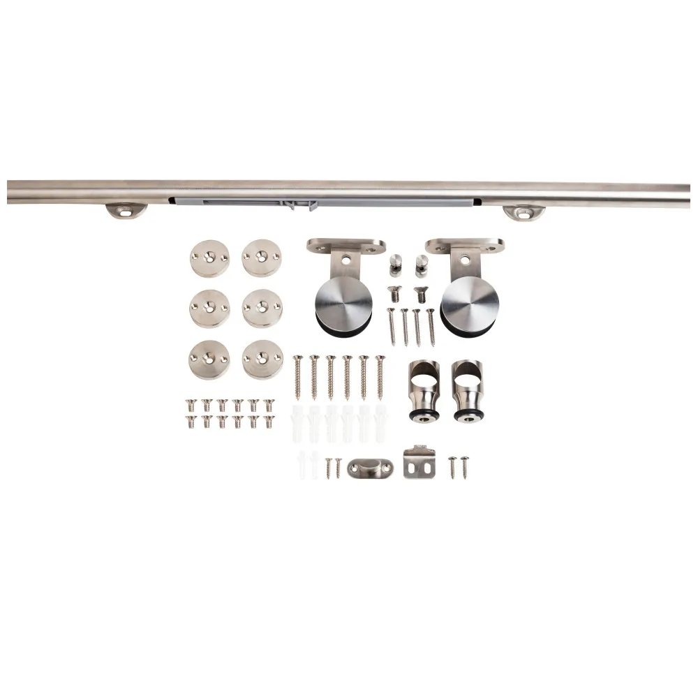 Barn Door Track with Hardware 8ft SS