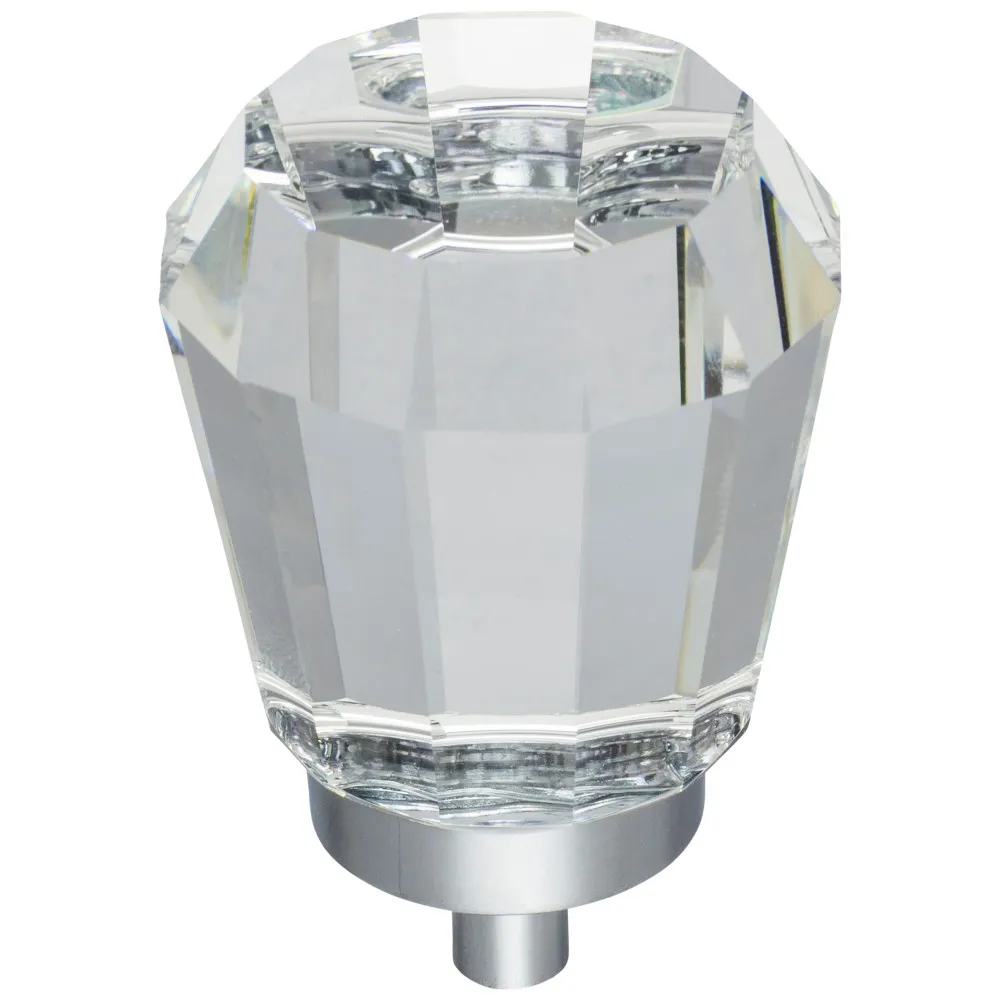 Glass Pull Knob 1 1/4" PC