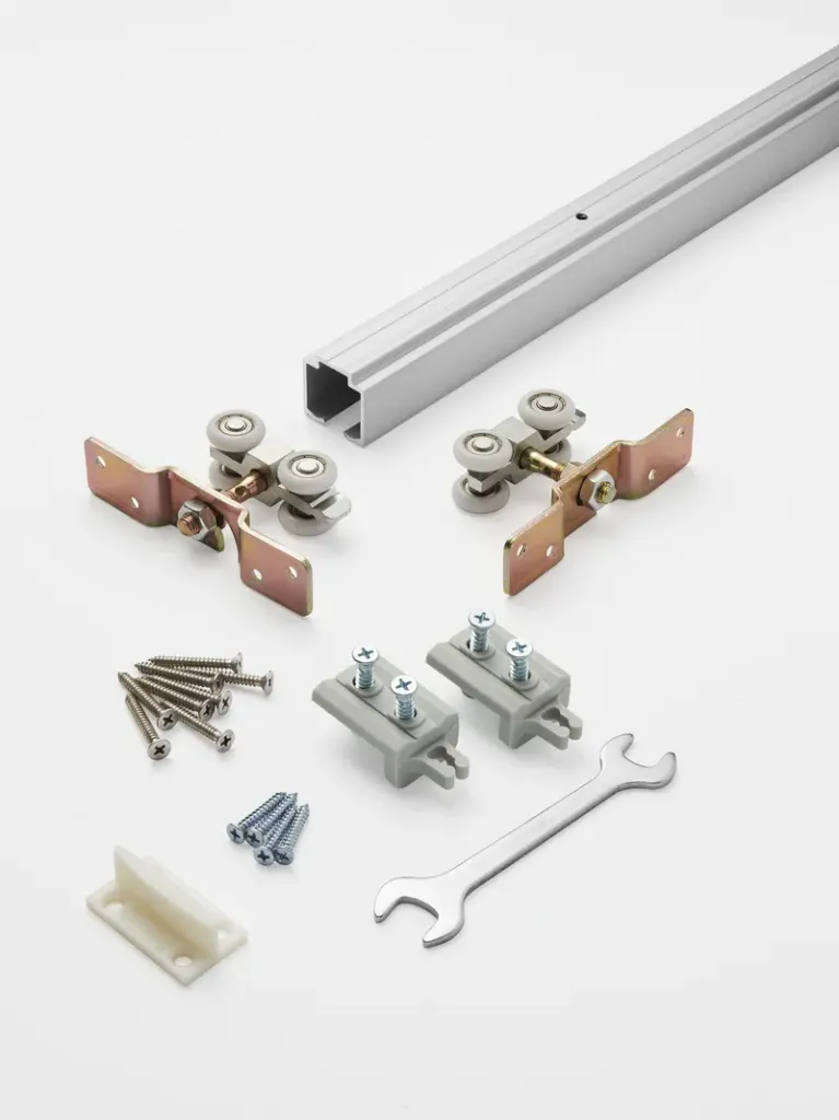 Slide Door Track Kit 8 Ft. Aluminum