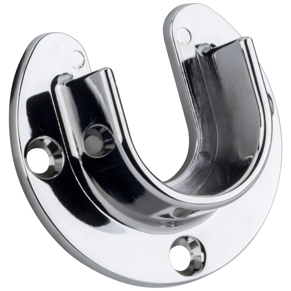 Round Rod Bracket Chrome