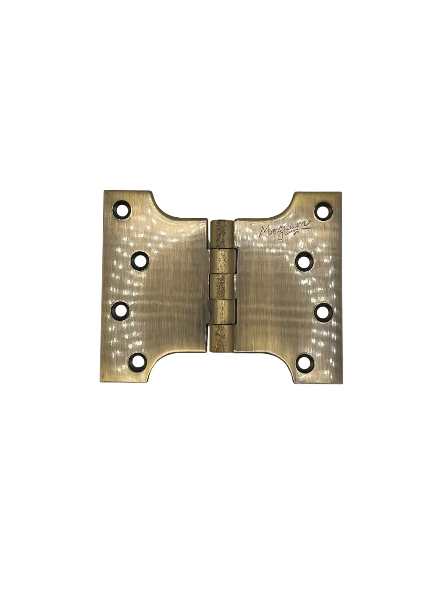 [SB4060AB] Hinge Parliament 4" H x 6" W Ant/Brass