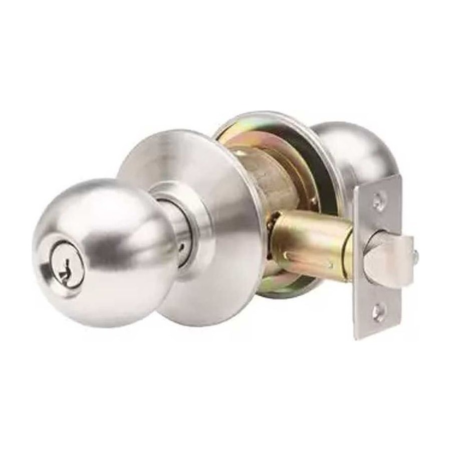 Entry Plymouth Knob Lock G2 2 3/8"BS SS