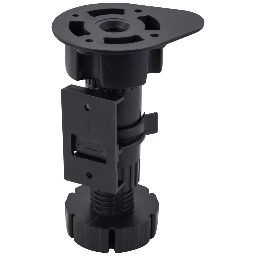 Adjustable Leg W/Toe Kick 4-6" Black