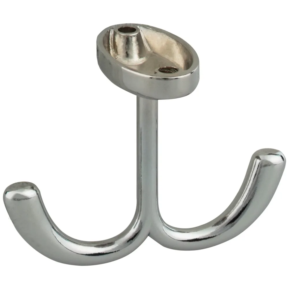Hook Double Prong Under Mount 1-9/16" PC