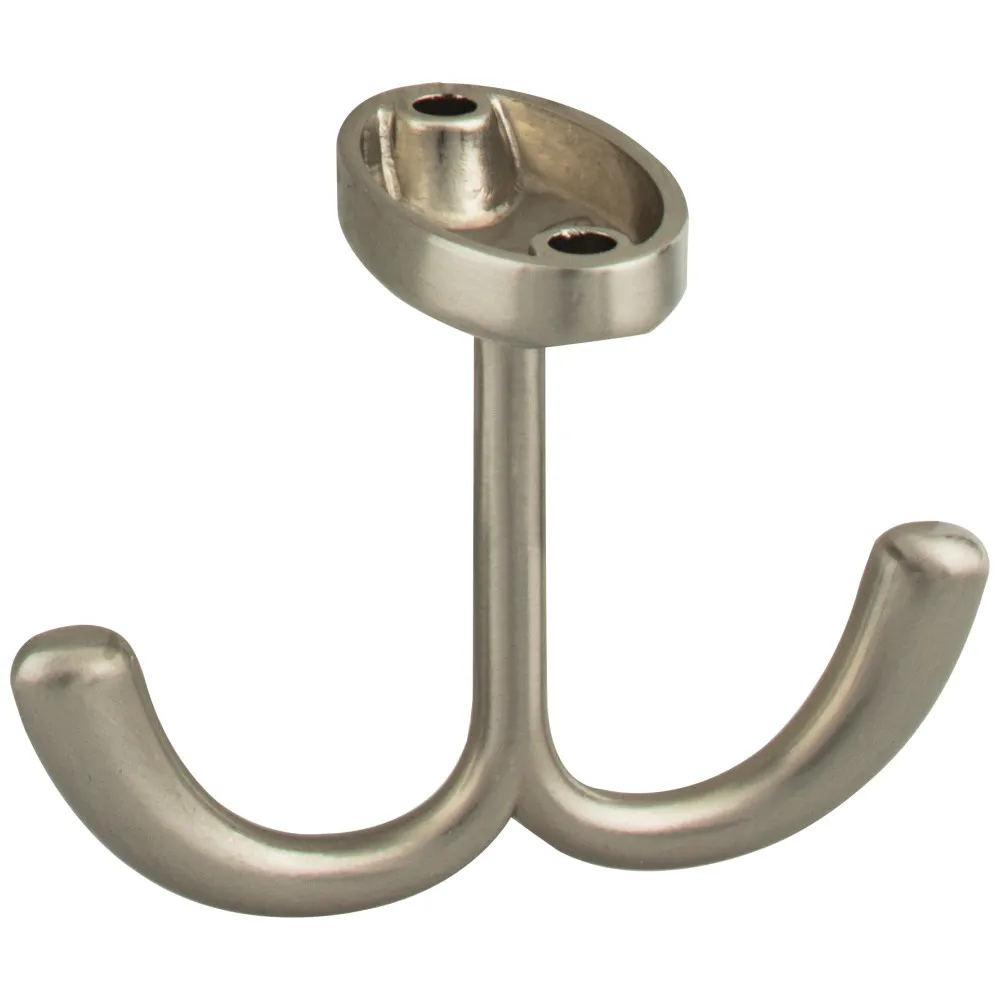 [YD20156SN] Hook Double Prong Under Mount 1-9/16" SN